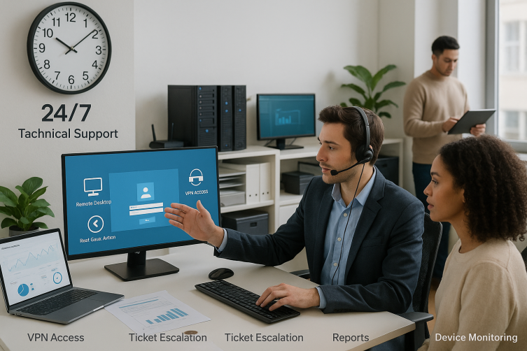 Remote and On-Site Technical Support